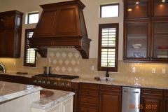 Wood Shutters In Kitchen