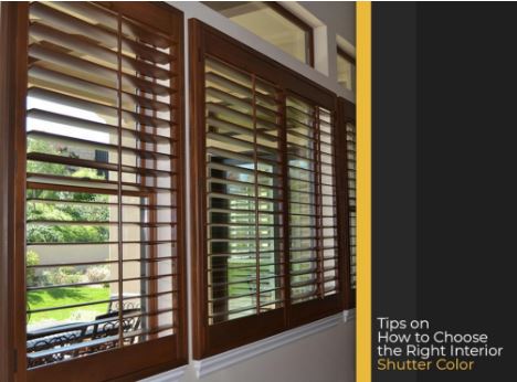 Tips on How to Choose the Right Interior Shutter Color